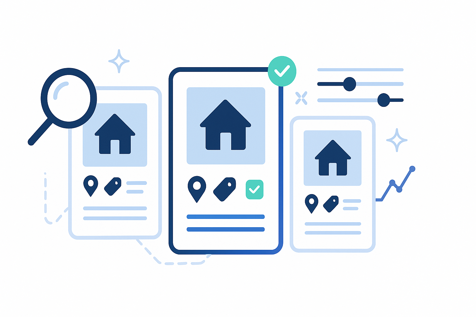 Uygun alternatifler karşılaştırma görseli